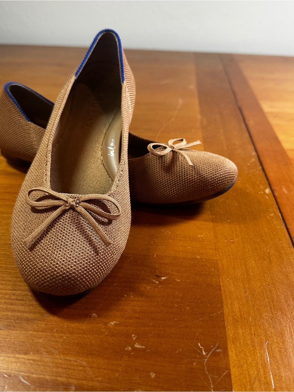 Rothy’s Round Toe Tan Flats - Size 6